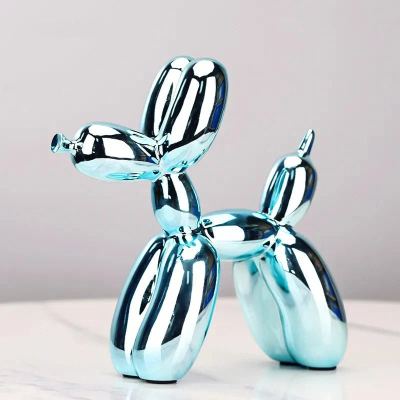 Shiny Resin Balloon Dog Living Room Ornament Modern Style | Stornfield