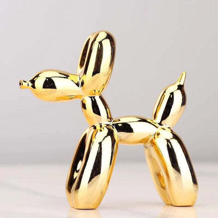 Shiny Resin Balloon Dog Living Room Ornament Modern Style | Stornfield