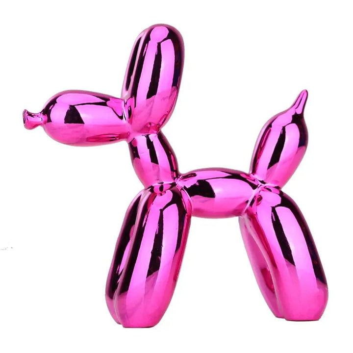 Shiny Resin Balloon Dog Living Room Ornament Modern Style | Stornfield