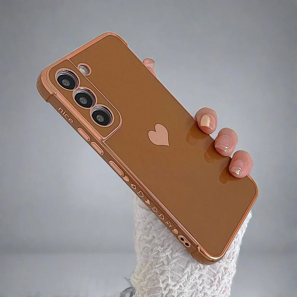 Stornfield | Samsung Phone Cases | Luxury Plated Shockproof Square Case