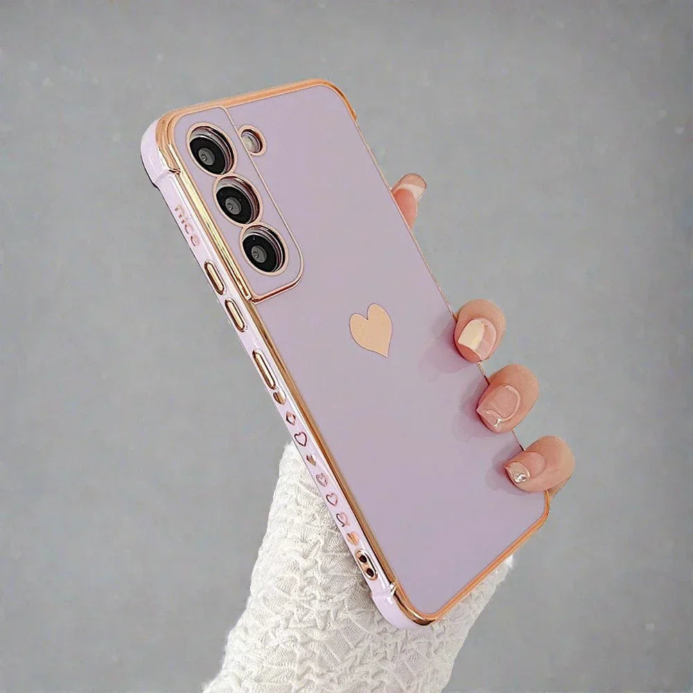 Stornfield | Samsung Phone Cases | Luxury Plated Shockproof Square Case