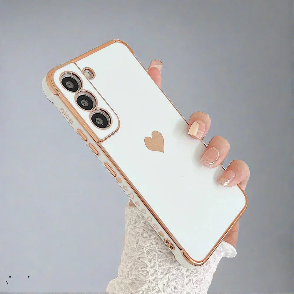 Stornfield | Samsung Phone Cases | Luxury Plated Shockproof Square Case