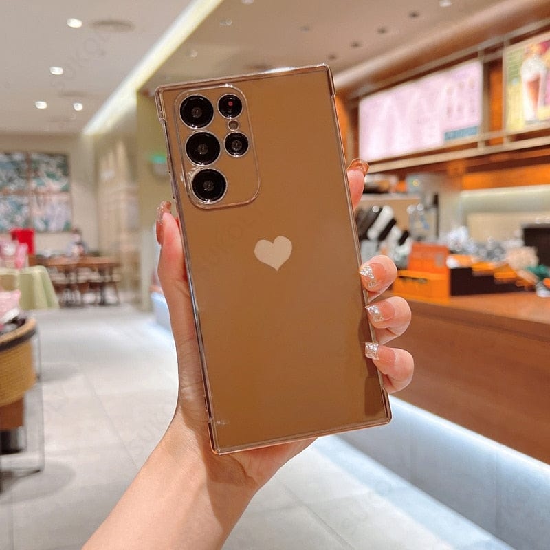Stornfield | Samsung Phone Cases | Luxury Plated Shockproof Square Case