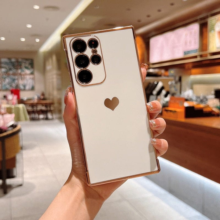 Stornfield | Samsung Phone Cases | Luxury Plated Shockproof Square Case
