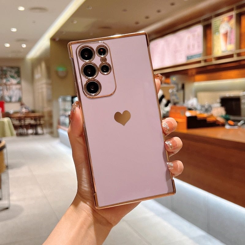Stornfield | Samsung Phone Cases | Luxury Plated Shockproof Square Case