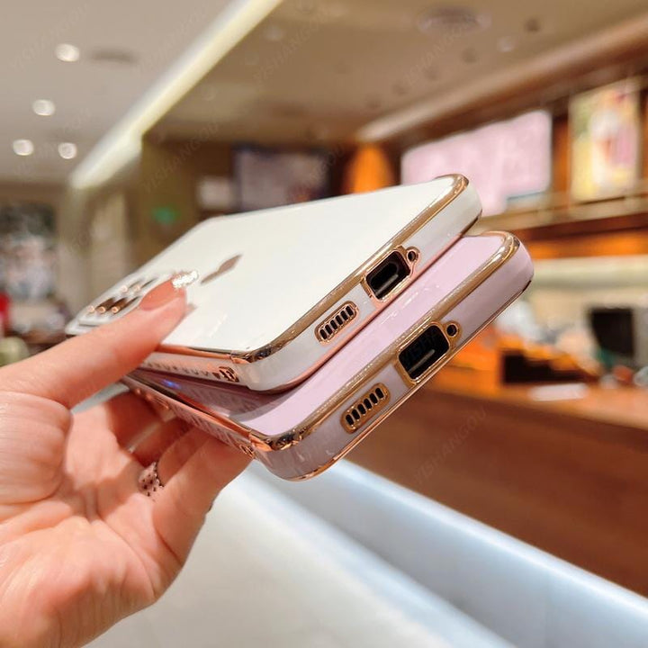 Stornfield | Samsung Phone Cases | Luxury Plated Shockproof Square Case