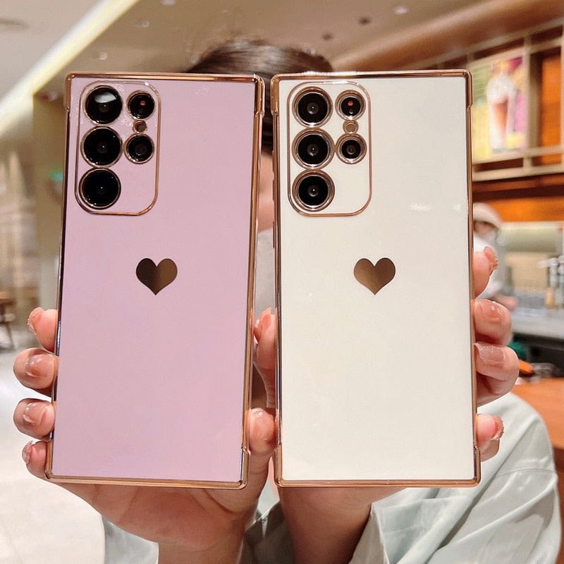 Stornfield | Samsung Phone Cases | Luxury Plated Shockproof Square Case