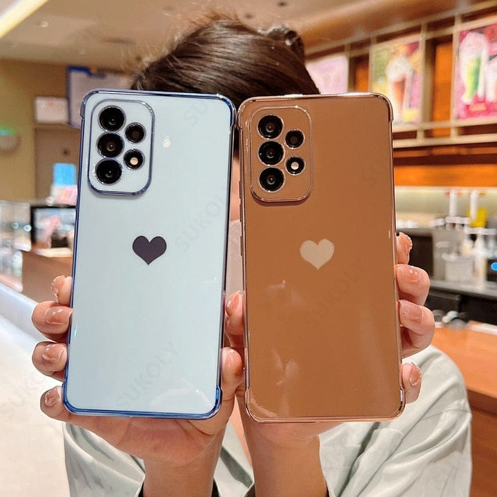 Stornfield | Samsung Phone Cases | Luxury Plated Shockproof Square Case