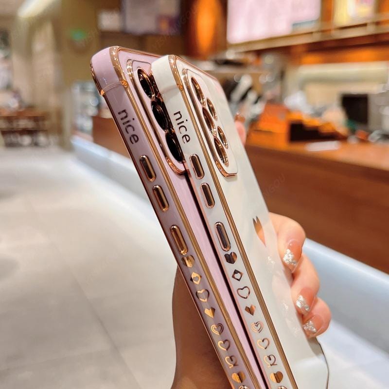 Stornfield | Samsung Phone Cases | Luxury Plated Shockproof Square Case