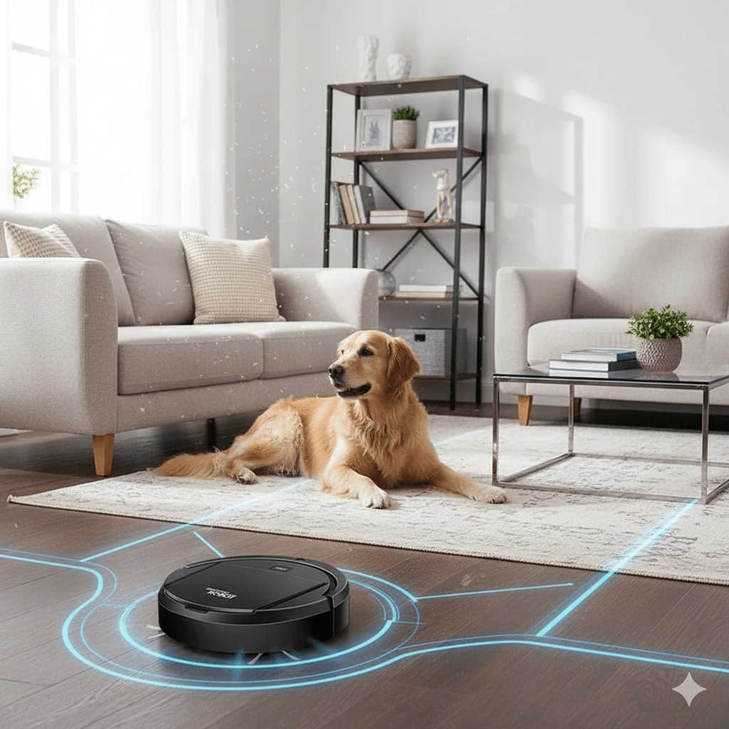 Stornfield | SILENTDUST – Smart Robot Vacuum with Ultra-Quiet Cleaning & HEPA Filtration