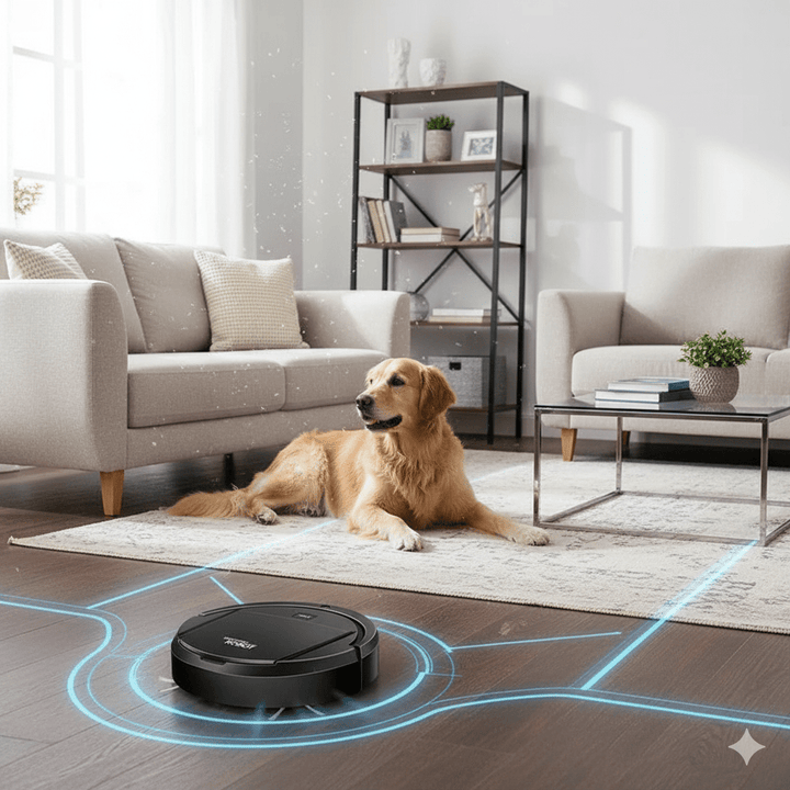 Stornfield | SILENTDUST – Smart Robot Vacuum with Ultra-Quiet Cleaning & HEPA Filtration