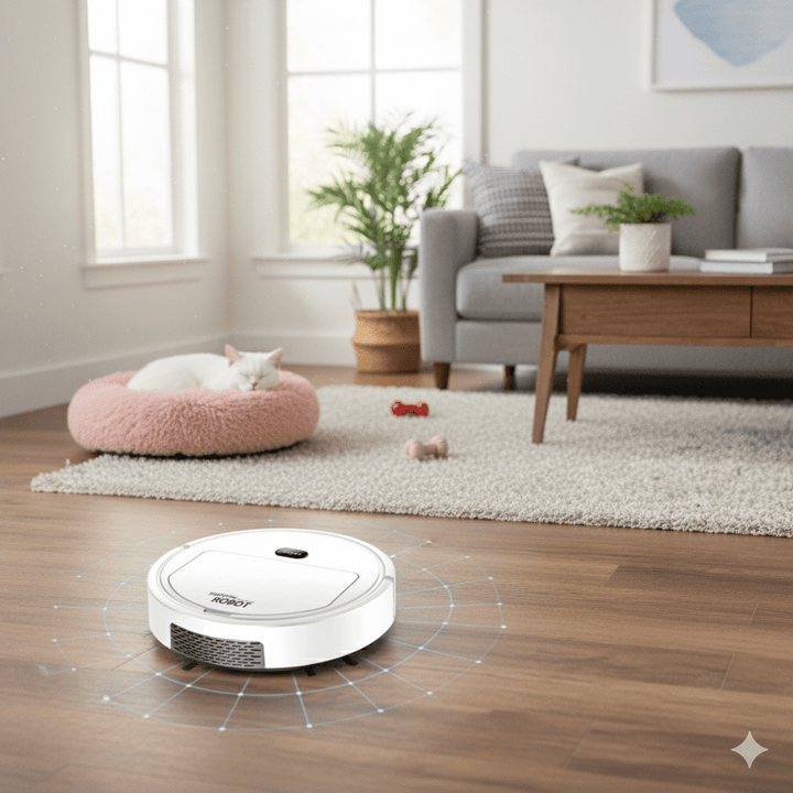 Stornfield | SILENTDUST – Smart Robot Vacuum with Ultra-Quiet Cleaning & HEPA Filtration
