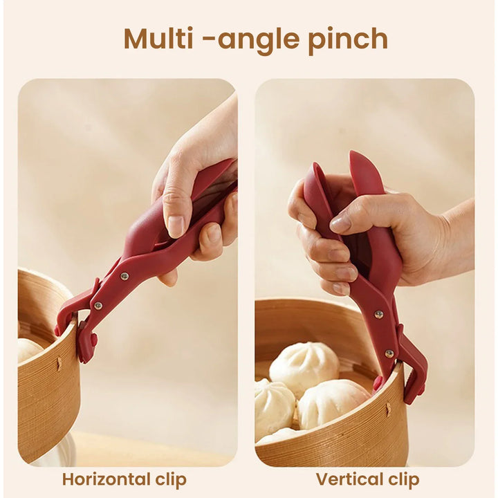 Silicone Anti-Scald Clip Heat Resistant Plate Bowl Lifter Pot Holder | Stornfield