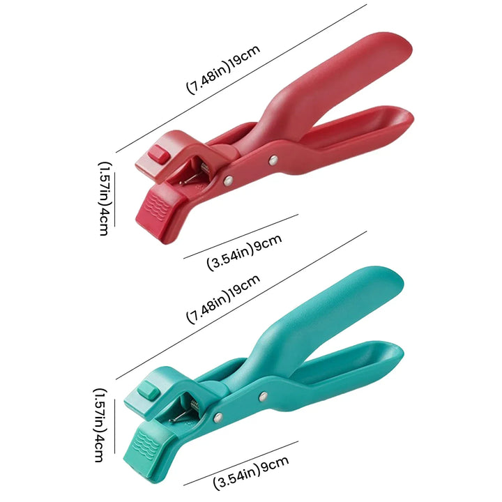 Silicone Anti-Scald Pot Clip Heat Resistant Plate Holder | Stornfield