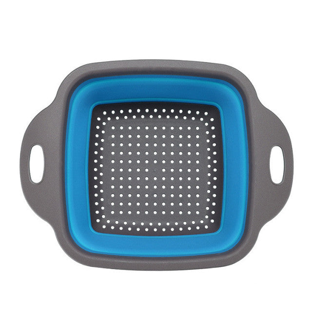 Silicone Folding Drain Basket Fruit Vegetable Washing Basket Strainer | Stornfield