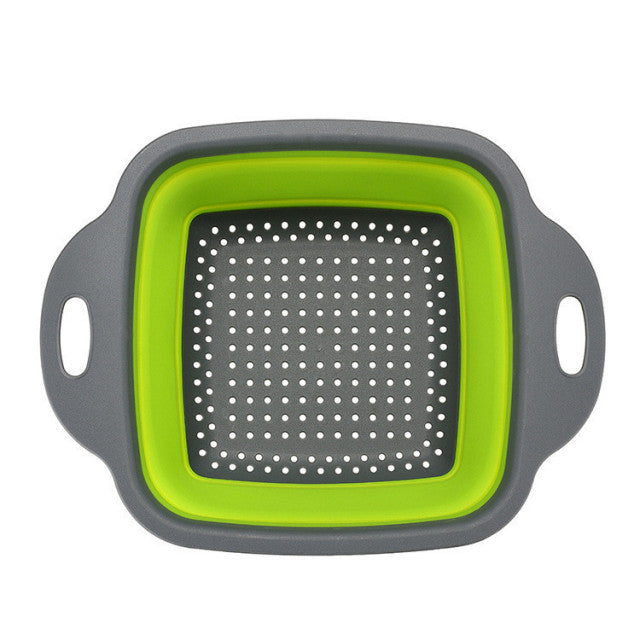 Silicone Folding Drain Basket Fruit Vegetable Washing Basket Strainer | Stornfield