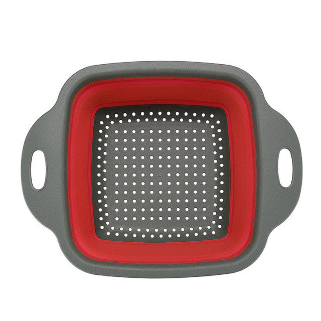 Silicone Folding Drain Basket Fruit Vegetable Washing Basket Strainer | Stornfield