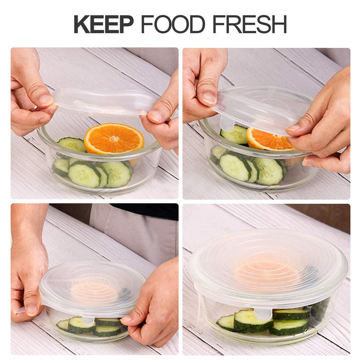 Universal Silicone Stretch Lids 6 Pack | Stornfield
