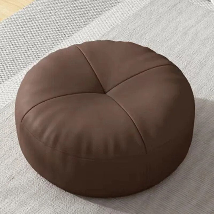 Stornfield | Coussin de pied en cuir nappa de style japonais facile