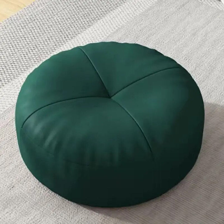 Stornfield | Coussin de pied en cuir nappa de style japonais facile