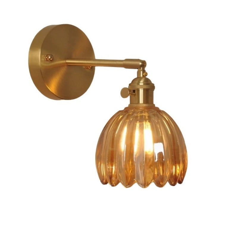 Stornfield | Tulip-shaped Glass Wall Sconce | Elegant Lighting for a Stylish Interior - MurCharm