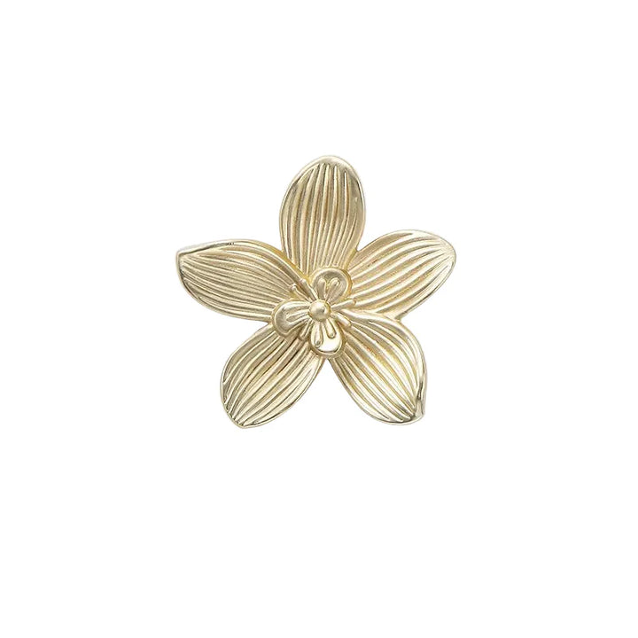 Creative Petal-Shaped Single Hole Drawer Pull | Stornfield