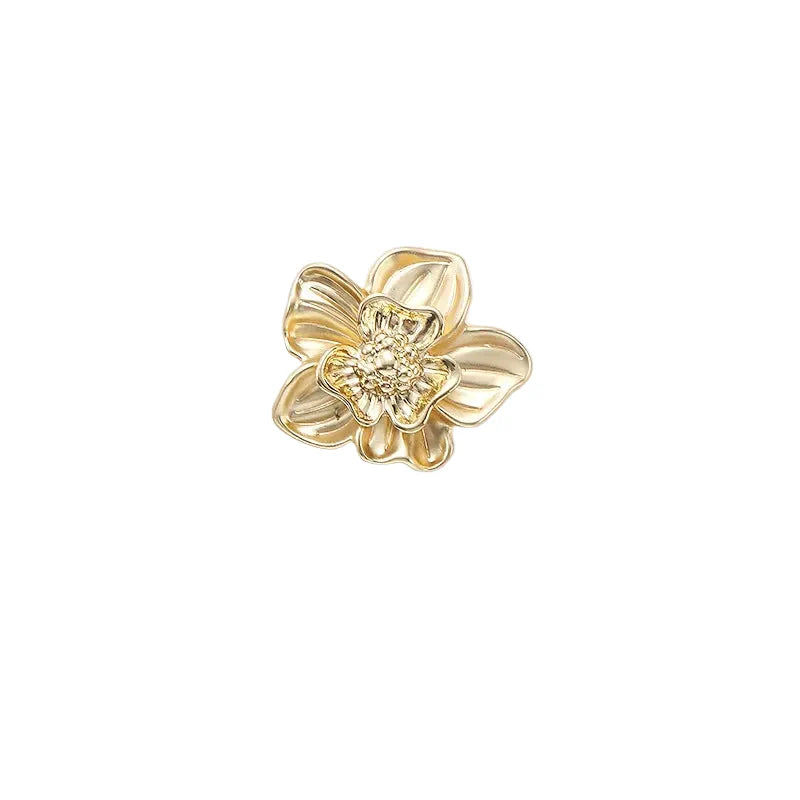 Creative Petal-Shaped Single Hole Drawer Pull | Stornfield
