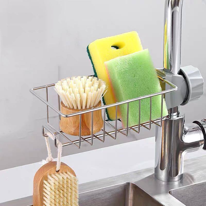 Sink Drain Rack Storage Faucet Holder Soap Drainer Shelf Basket | Stornfield