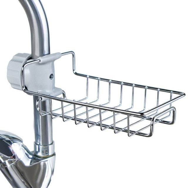 Sink Drain Rack Storage Faucet Holder Soap Drainer Shelf Basket | Stornfield