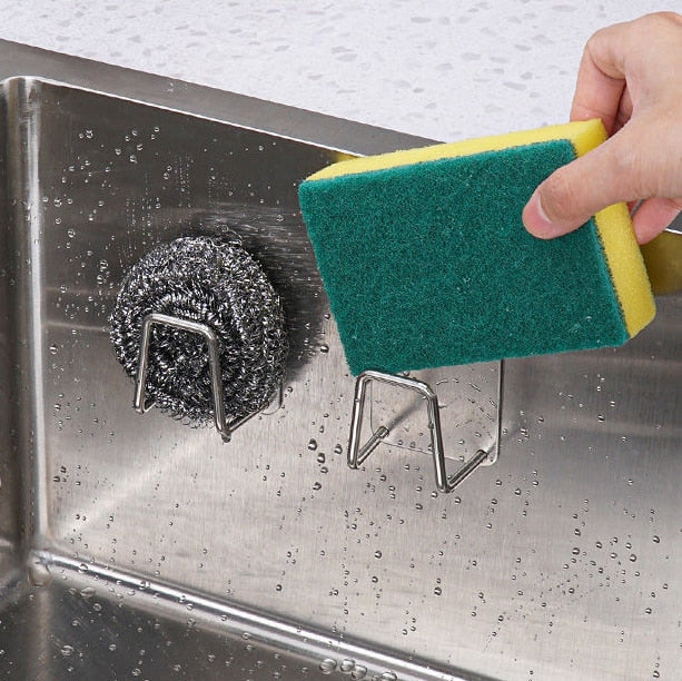 Sink Sponge Rack Drain Storage Shelf Stainless Steel Sponge Holder | Stornfield