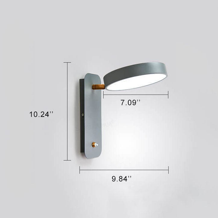 Stornfield | IllumiTurn – Nordic Rotating LED Wall Light | Macaron Design | Adjustable Lighting
