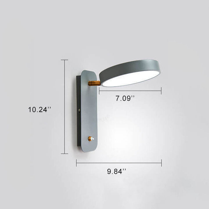 Stornfield | IllumiTurn – Nordic Rotating LED Wall Light | Macaron Design | Adjustable Lighting