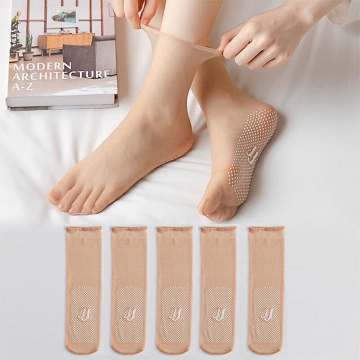 Invisible, Non-slip Crystal Silk Socks | Stornfield