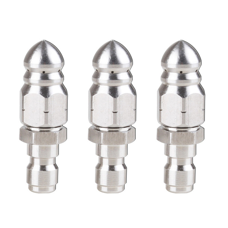 High pressure nozzle made of stainless steel for unclogging wastewater pipes | Stornfield