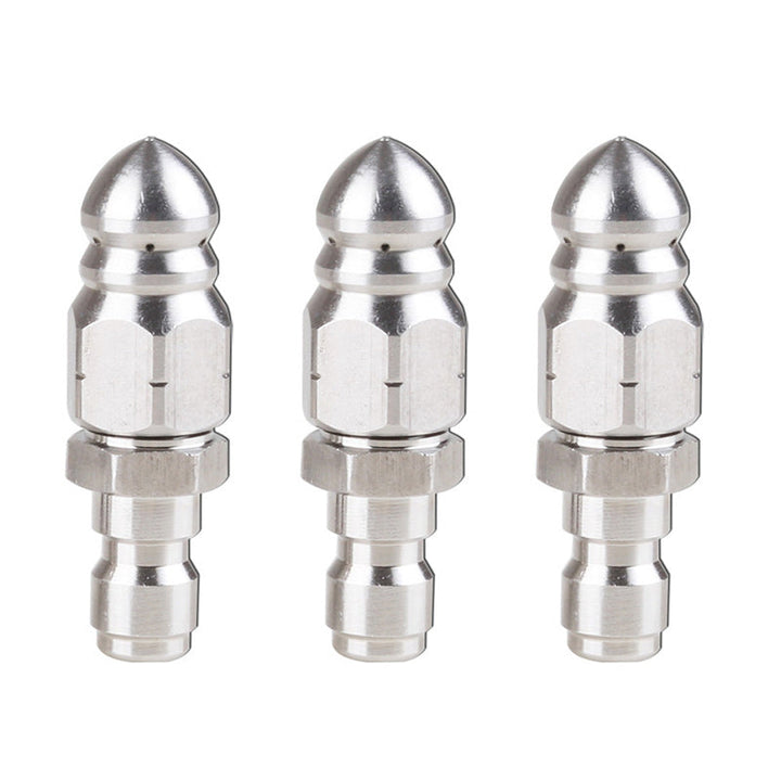High pressure nozzle made of stainless steel for unclogging wastewater pipes | Stornfield