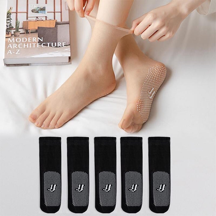 Invisible, Non-slip Crystal Silk Socks | Stornfield