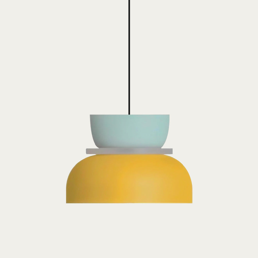 Stornfield | Nordic Color Block Pendant Light Fixture - Modern Hanging Lamp for Kitchen & Dining Room