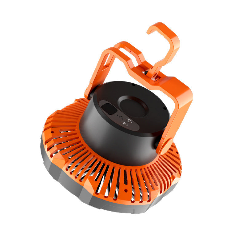 Portable camping fan with LED light | Stornfield