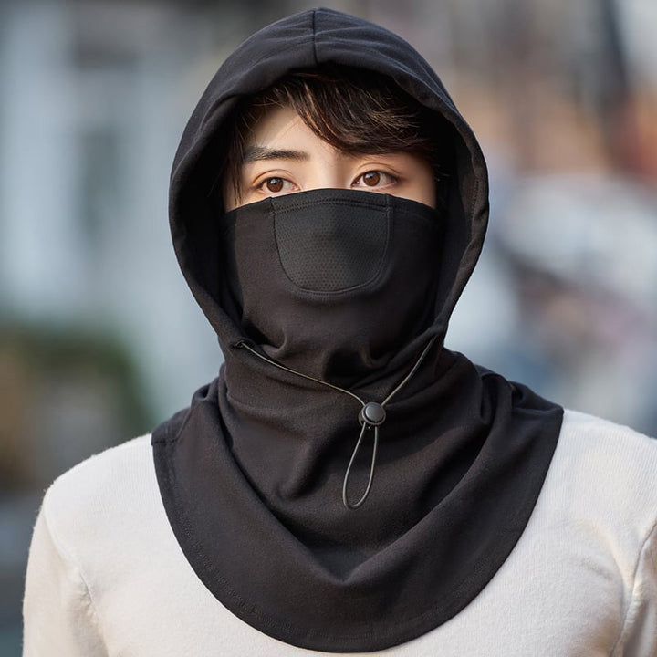 Hooded Face Mask with Neck Warmer for Cycling | Stornfield