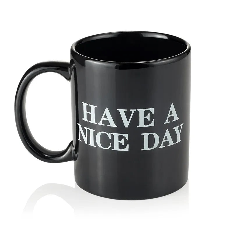 Coffee Cup Have a Nice Day middle finger funny cup original gift | Stornfield