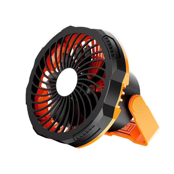 Portable camping fan with LED light | Stornfield