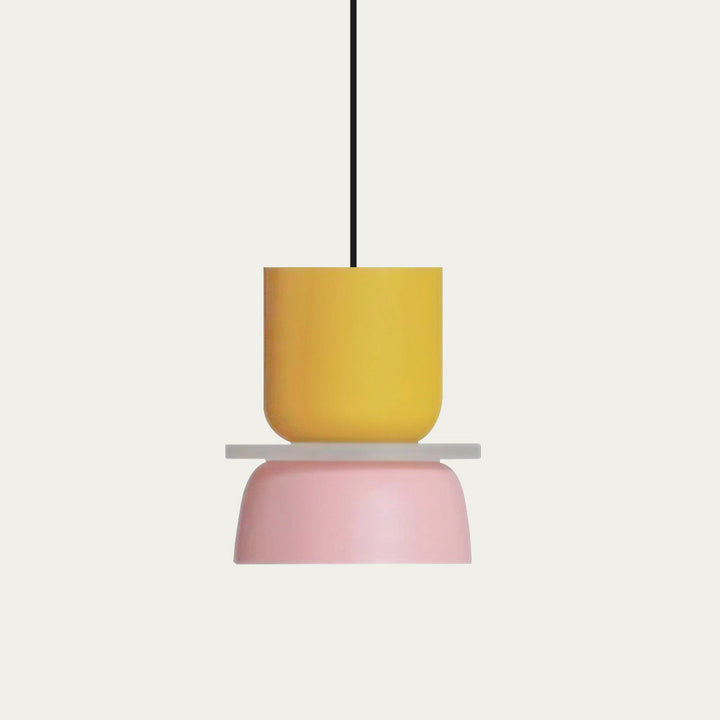 Stornfield | Nordic Color Block Pendant Light Fixture - Modern Hanging Lamp for Kitchen & Dining Room