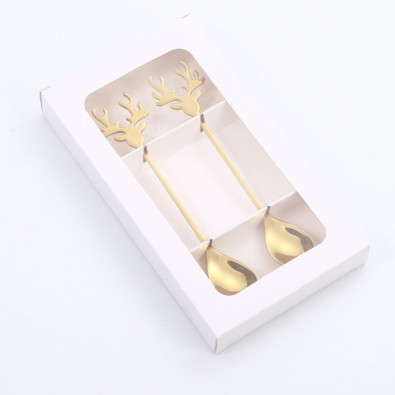 Christmas Decorations for Home - Christmas Metal Spoon Gift Set | Stornfield