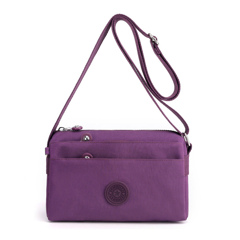Women's Casual Multi-layer Fashionable Simple Shoulder Bag Made of Nylon | Stornfield