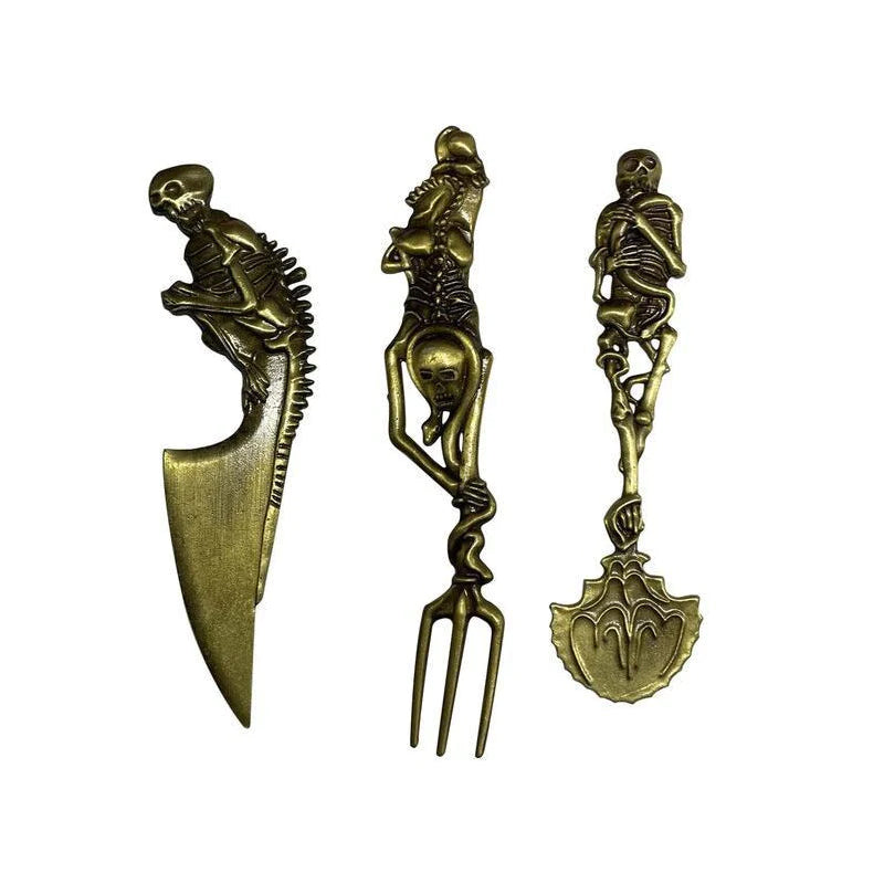Halloween Gift Skeletal Cutlery Sets | Stornfield