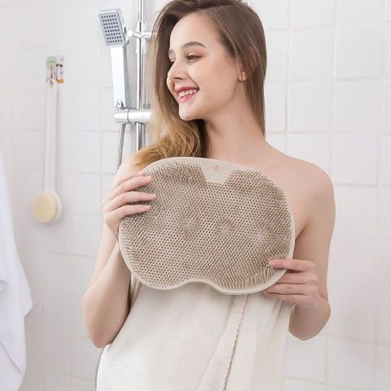 Shower Foot & Back Scrubber, Anti-Skid Bathroom Silicone Massage Pad | Stornfield