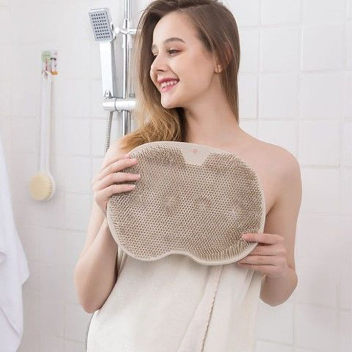 Shower Foot & Back Scrubber, Anti-Skid Bathroom Silicone Massage Pad | Stornfield