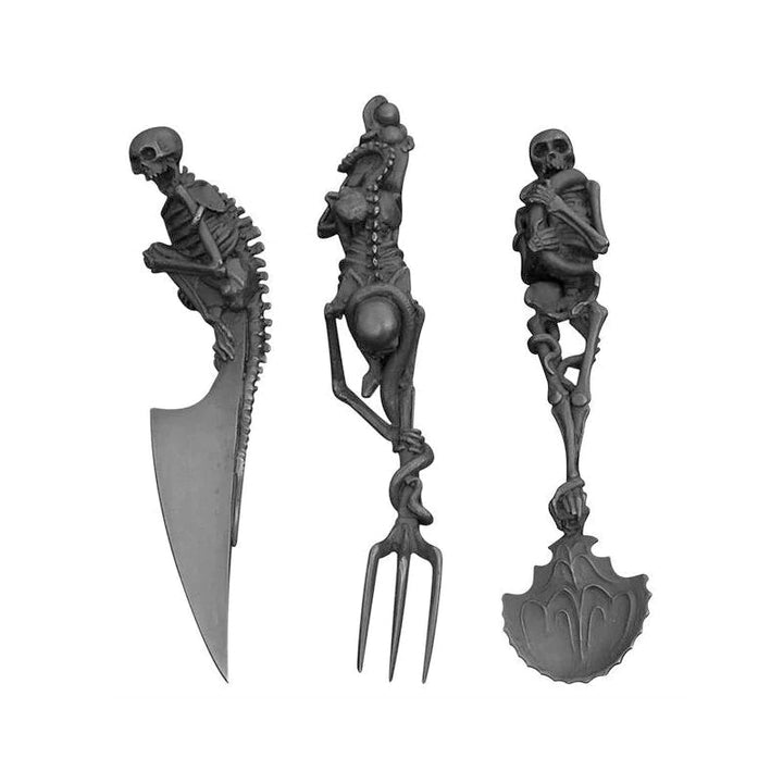 Halloween Gift Skeletal Cutlery Sets | Stornfield