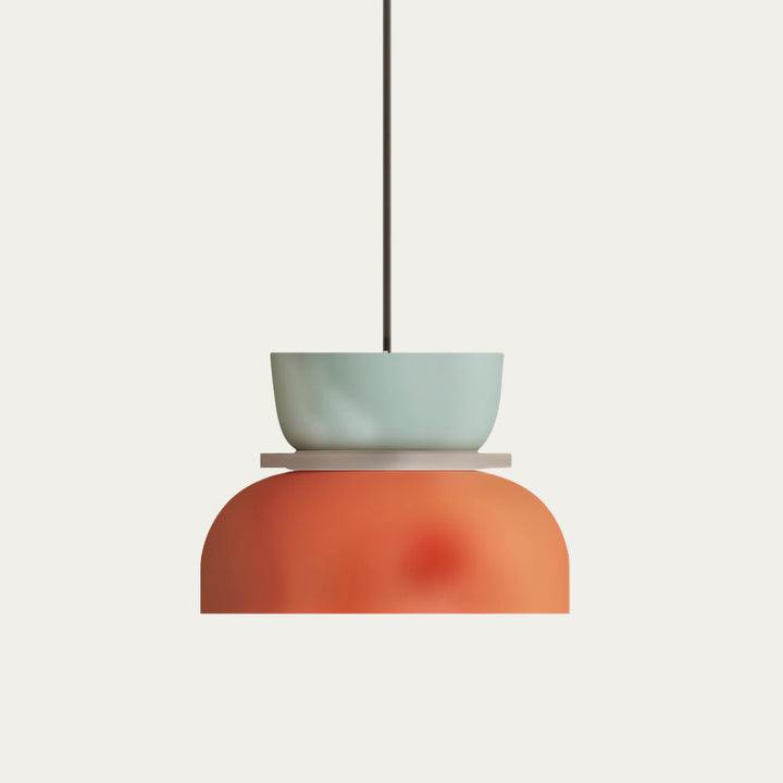 Stornfield | Nordic Color Block Pendant Light Fixture - Modern Hanging Lamp for Kitchen & Dining Room