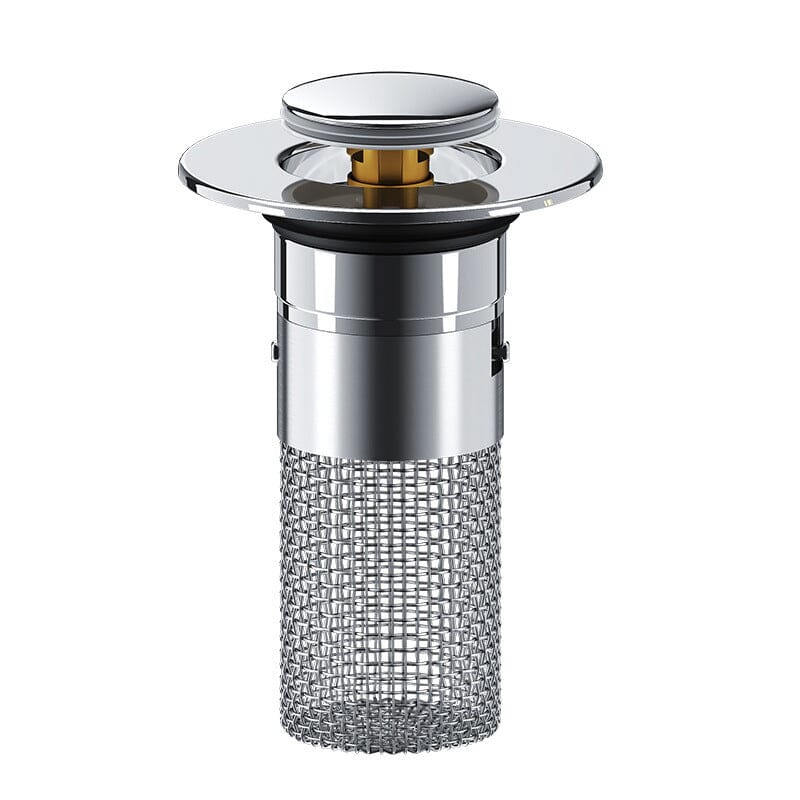 Drain filter stainless steel with pop-up mechanism | Stornfield